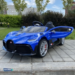 Электромобиль Bugatti Divo 12V — HL338 синий, фото 5