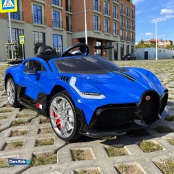 Электромобиль Bugatti Divo 12V — HL338 синий, фото 4