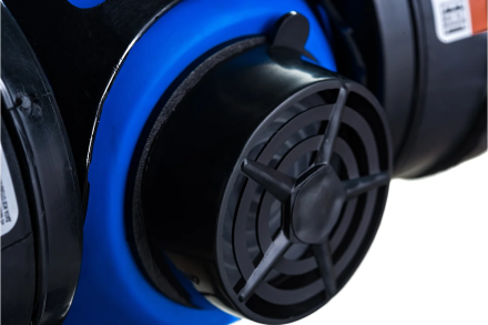 Изолирующая полумаска Без бренда-300/400 со сменными комбинированными фильтрами А1Р1 892437, фото 7