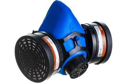 Изолирующая полумаска Без бренда-300/400 со сменными комбинированными фильтрами А1Р1 892437, фото 3