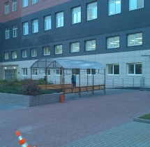 Беседка с лавочками - курилка