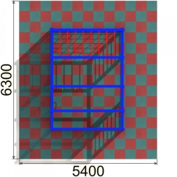 Уличный спортивный комплекс Атлетический куб 2 для детской площадки, фото 3 Уличный спортивный комплекс Атлетический куб 2 для детской площадки, фото 3