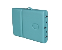 Массажный стол DFC NIRVANA, Relax Pro,  дерев. ножки, цвет зеленый (Green)