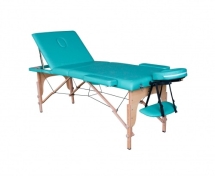 Массажный стол DFC NIRVANA, Relax Pro,  дерев. ножки, цвет зеленый (Green)