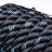 Тренировочный канат LIVEPRO Battle Rope, 3,8 см x 12 м, черный 