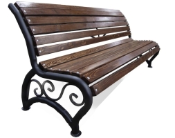 Скамейка садовая Брянск лиственница 2,5 м, фото 5 Скамейка садовая Брянск лиственница 2,5 м, фото 5