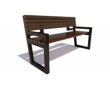 Скамейка уличная Муром, Лиственница 1,5 м Скамейка уличная Муром, Лиственница 1,5 м