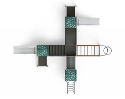 Детская игровая площадка Дворик детства Город ДИК 2.01.4.02-21 H=1200, фото 4