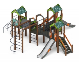 Детская игровая площадка Дворик детства Город ДИК 2.01.4.02-21 H=1200, фото 2