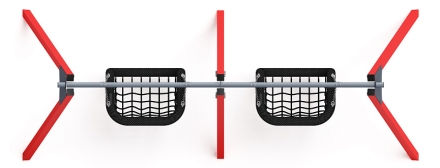 Качели М2 (красный) ИО 12.М.08.08.01-01, фото 5