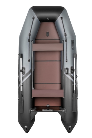 Броня-340 СК слань+киль графит-черный (Лодка ПВХ под мотор с усилением), фото 5