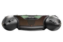 YACHTMAN-320 НДНД (Яхтман) зеленый-черный (лодка ПВХ нднд под мотор с усилением), фото 6