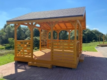 Прямоугольная беседка ДЕЯ Прямоугольная беседка ДЕЯ