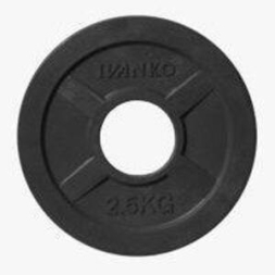 Диск JOHNS 2,5кг черный обрезиненный, d51мм. Диск JOHNS 2,5кг черный обрезиненный, d51мм.