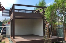 Двухэтажная прямоугольная беседка КОРАБЛЬ Двухэтажная прямоугольная беседка КОРАБЛЬ