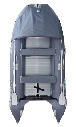 Gladiator D 370 AL PROFESSIONAL D Темно-серый моторная лодка ПВХ Алюминиевый пайол, фото 2