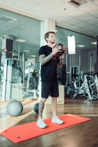 Мяч тренировочный черный 7 кг Мяч тренировочный черный 7 кг