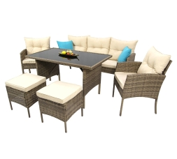 Набор мебели Милена коричневый, бежевый, фото 2