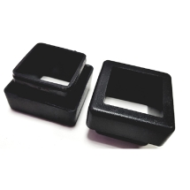 Заглушка центрирующая-переходник с профиля 40х40 на профиль 50х50 черная Заглушка центрирующая-переходник с профиля 40х40 на профиль 50х50 черная