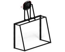 Ворота для мини-футбола с баскетбольным щитом СО 2.60.05 (с креплением сетки)(черные)