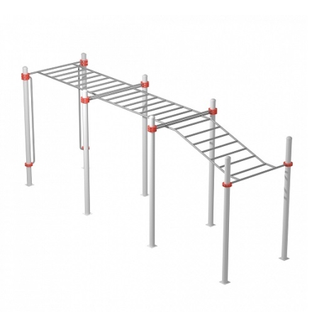 Рукоход с изменением высоты для норм ГТО S712 IronKing, фото 1