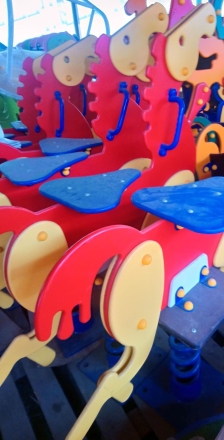 Качалка на пружине Пони 4014 для детской площадки, фото 5