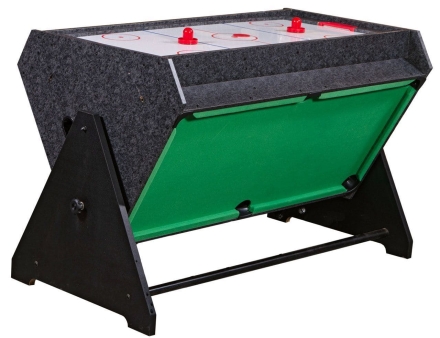 Стол-трансформер &quot;Vortex 3-in-1&quot; (3 игры: аэрохоккей, футбол, бильярд, 127 х 78.7 х 86.4 см, серый), фото 1