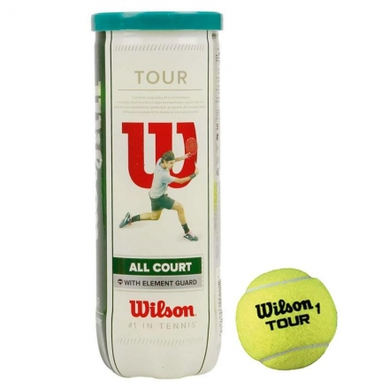 Мяч теннисный WILSON All Court 3B, одобрен ITF, фетр, фото 1