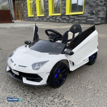 Электромобиль Lamborghini Aventador SVJ A333MP белый