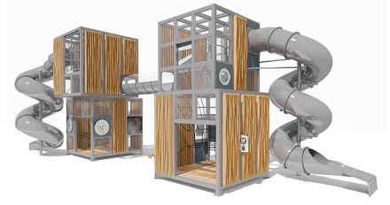 Игровой комплекс Эко Кубус VST 4507/1 для детской площадки, фото 1