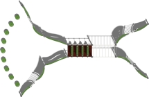 Спортивно-игровой комплекс Сердолик Papercut СРО008.00.1 для улицы Спортивно-игровой комплекс Сердолик Papercut СРО008.00.1 для улицы