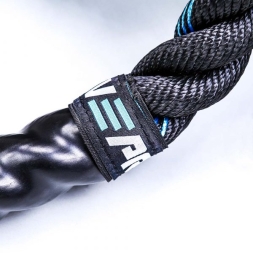 Тренировочный канат LIVEPRO Battle Rope, 3,8 см x 15 м, черный, фото 5