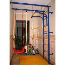 Детский спортивный комплекс Городок Babysport Г-образный с креплением к стене  