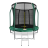 ARLAND Батут премиум 8FT с внутренней страховочной сеткой и лестницей (Dark green)
