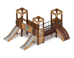 Детская игровая площадка Королевство (Картонное) ДИК 1.15.03-12 H=900, фото 1