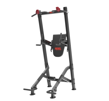 Тренажер пресс-турник-брусья со скамьей для пресса REBEL VKR93, фото 1