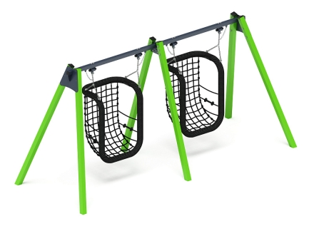 Качели М2 (зеленый) ИО 12.М.08.08.01-02, фото 1