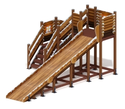 Горка Зима (коричневый)(под анкера) - ИО 49.01.02-03.И1 - Н=2000, фото 2