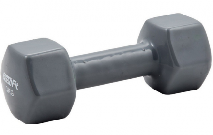 Гантель в виниловой оболочке PROFI-FIT 3 кг, фото 1