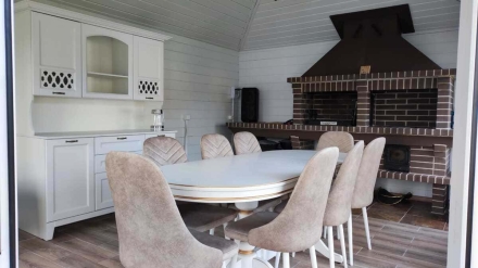 Печь Аристократ 730 Радиальный кирпич красный с коричневым, фото 3