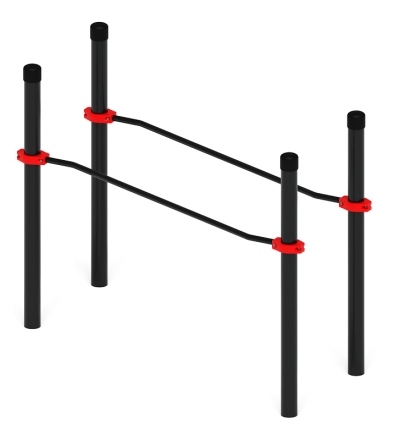 Воркаут ЛОВ 89 красный ВТ 101.04-01, фото 2