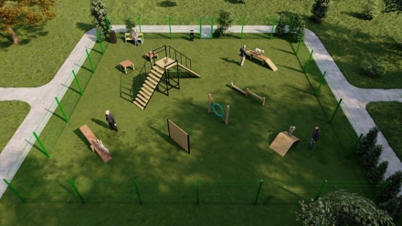 Площадка для выгула собак TORUDA №1 (15х15), фото 12