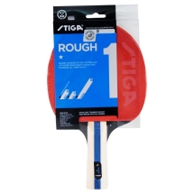Ракетка для настольного тенниса Stiga Rough 1*, для любителей, одобренная ITTF, пятислойное основание Stiga, прямая ручка