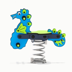 Качалка на пружине ЛД042001 для детской площадки, фото 3