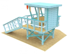 Игровой комплекс TORUDA WOOD Башня спасателя