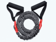 Эспандер латексная трубка с ручками в тканевой оплетке 20LB Эспандер латексная трубка с ручками в тканевой оплетке 20LB