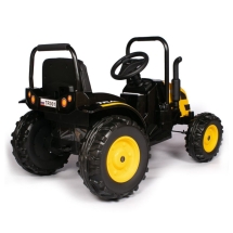 Электромобиль трактор с прицепом TR001 желтый