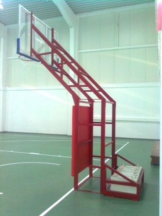 Баскетбольная стойка тренировочная с противовесами, фото 1