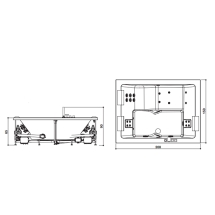 Гидромассажная ванна Jacuzzi Sharp Extra Гидромассажная ванна Jacuzzi Sharp Extra