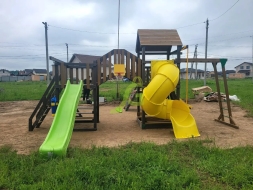 Детская площадка IgraGrad Панда Фани Мостик 2 с трубой, фото 7